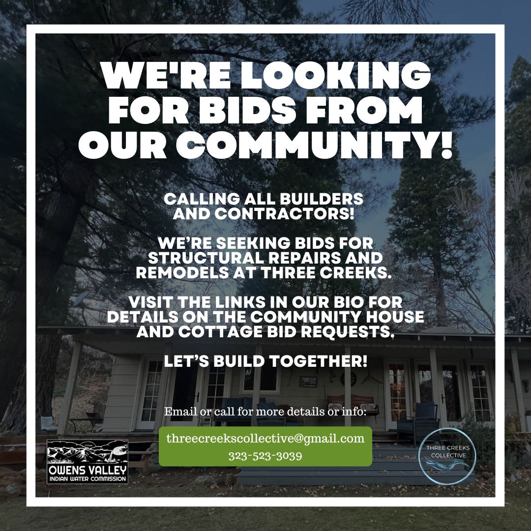 Bids Wanted for Three Creeks Improvements